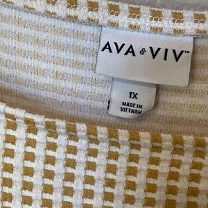 Ava & Viv Ladies Blouse Size 1X XL